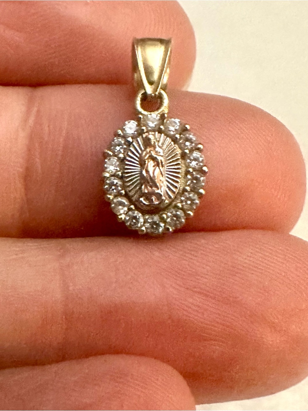 10k acid test diamonds test positive Sweet Pea Gold-